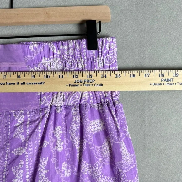 Free People Movement FP The Way Home Purple Floral Shorts size XL - Picture 7 of 9
